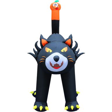 10-Ft. Tall Pre-lit Inflatable Black Cat