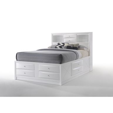 ACME Ireland Queen Bed w/Storage, White