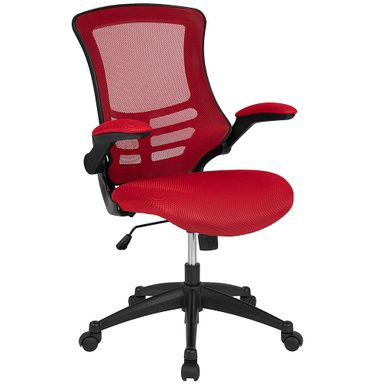 Alamont Home - Kelista Contemporary Mesh Swivel Office Chair - Red Mesh