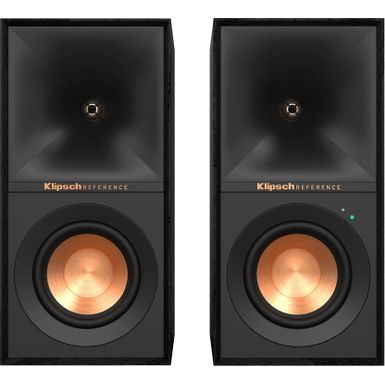 Klipsch - Reference 4 35W 2-Way Powered Speakers (Pair) - Black