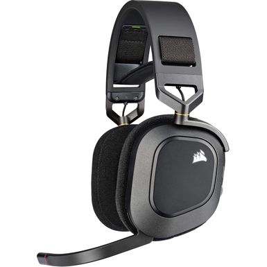 CORSAIR - HS80 RGB Wireless Gaming Headset for PC, Mac, PS5, PS4 - Carbon