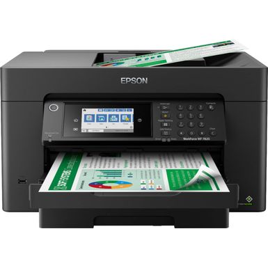 Epson - WorkForce Pro WF-7820 Wireless Wide-format All-in-One Printer - Black