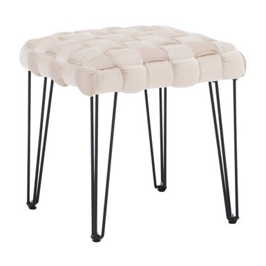 Jarom Square Stool Cream