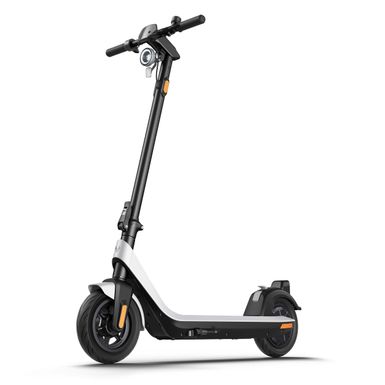 NIU - KQi2 Pro Foldable Electric Kick Scooter w/ 25 mi Max Operating Range 17.4 mph Max Speed - White