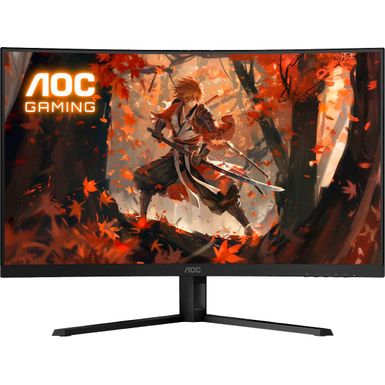 AOC - CQ32G4VE 31.5" VA Curved Gaming Monitor, QHD (2560x1440), 180Hz, 0.5ms, Freesync, HDR10 - Black