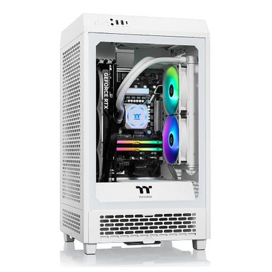 Thermaltake - LCGS Reactor i460T Gaming Desktop-Intel Core i7-13700F-32GB RGB memory-NVIDIA GeForce RTX 4060 Ti-1TB NVMe M.2 - White