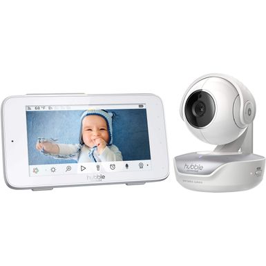 Hubble Connected - Nursery Pal Deluxe 5" Smart HD Wi-Fi Video Baby Monitor - White