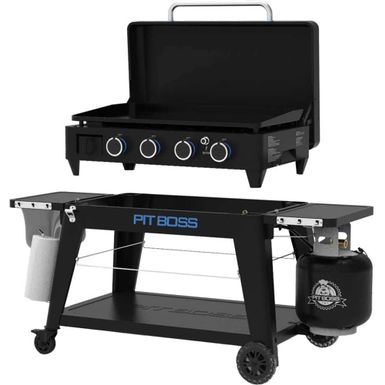 Pit Boss - Ultimate Outdoor Gas 4-Burner Griddle - Black