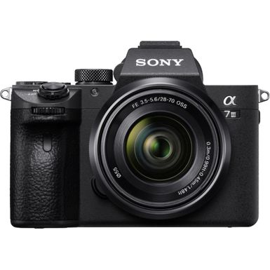 Sony - Alpha a7 III Mirrorless Video Camera with FE 28-70 mm F3.5-5.6 OSS Lens - Black