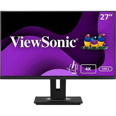 ViewSonic - VG2756-4K 27" IPS 4K UHD Docking Monitor (HDMI, USB-C, DisplayPort) - Black