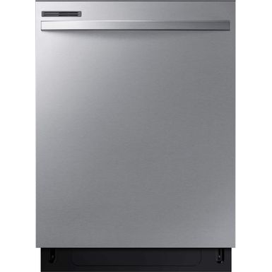 Samsung - 24 Top Control Built-In Dishwasher with Height-Adjustable Rack 53 dBA - Stainless Steel