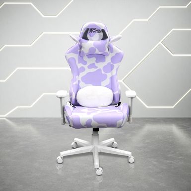 Lavender COW Series Gaming Chair