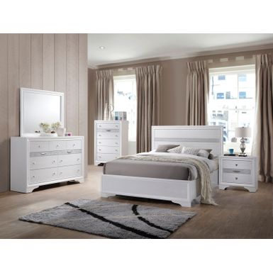 ACME Naima Twin Bed, White