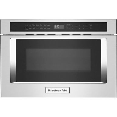 KitchenAid - 24" 1.2 Cu. Ft. Built-In Microwave Drawer - Stainless Steel