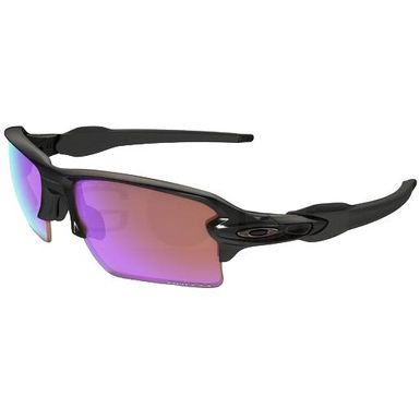 Oakley Flak 2.0 XL Prizm Golf Sunglasses (OO9188-05, Polished Black/Prizm Golf)