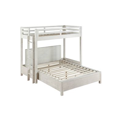 ACME Celerina Twin Loft Bed, Weathered White Finish