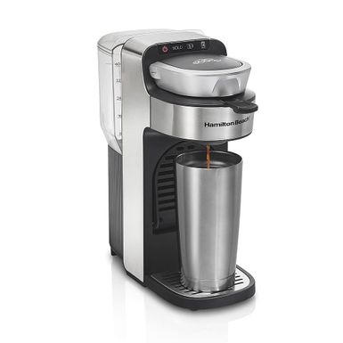 Hamilton Beach - The Scoop Single-Serve Coffee Maker with Removable Reservoir - Black