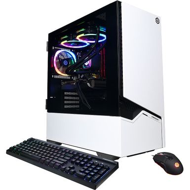 CyberPowerPC - Gamer Supreme Gaming Desktop - AMD Ryzen 7 7800X3D - 32GB Memory - NVIDIA GeForce RTX 4070 SUPER 12GB - 1TB SSD - White