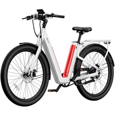 NIU - BQi-C3 Pro eBike w/ up to 90 miles Max Operating Range and 28 MPH Max Speed - White