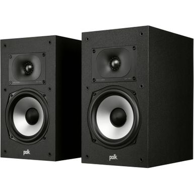 Polk Audio - Monitor XT20 Bookshelf Speaker Pair - Midnight Black