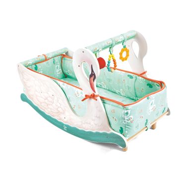 2-in-1 Baby Gym and Rocking Swan Chair Ages 6+ Months