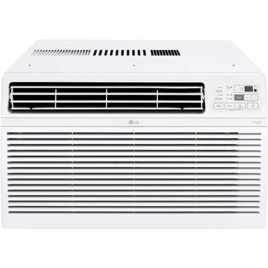 LG - 550 Sq. Ft. 12,000 BTU Smart Window Air Conditioner - White