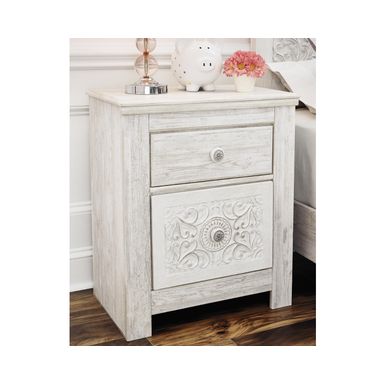 Paxberry Two Drawer Night Stand