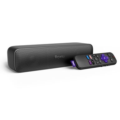 Roku Streambar SE 2-in-1 TV Soundbar with Built-in Streaming Premium Speakers Enhanced Speech Clarity - Black