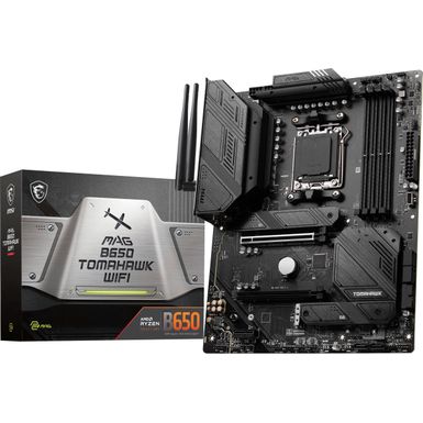 MSI - MAG B650 Tomahawk WIFI (Socket AM5) AMD B650 ATX DDR5 Wi-Fi 6E Motherboard - Black