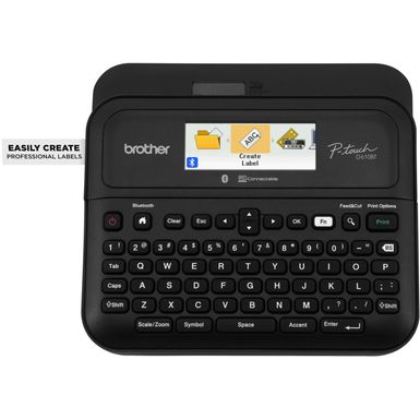 Brother - P-touch PT-D610BT Wireless Label Printer - Black