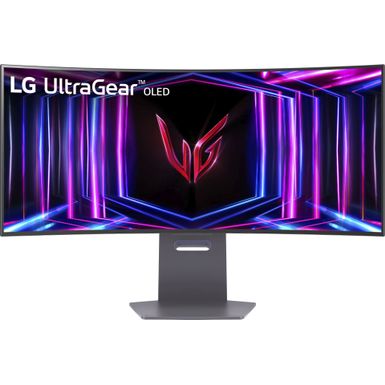 LG UltraGear 34" OLED Curved WQHD 240Hz 0.03ms FreeSync and NVIDIA G-SYNC Compatible Gaming Monitor with HDR400 - Black