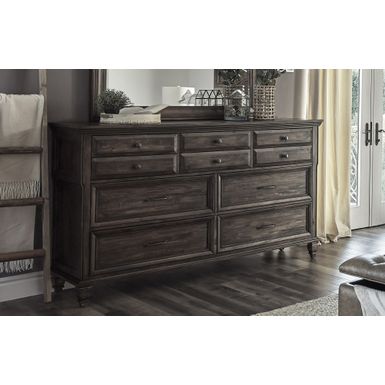 Avenue 10-drawer Dresser Weathered Burnished Brown