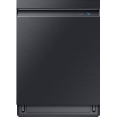 Samsung - 24" AutoRelease Dry Smart Built-In Stainless Steel Tub Dishwasher with 3rd Rack, Linear Wash, 39dBA - Black Stainless Steel