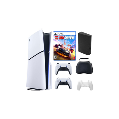 Playstation 5 Slim + Lego 2K Drive Bundle with Extra Controller, Accessories