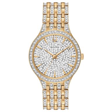 Bulova - Ladies Phantom 2-Tone Swarovski Crystal Paved Watch