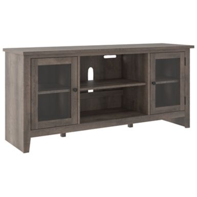 Gray Arlenbry Large TV Stand w/Fireplace Option