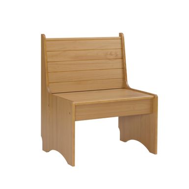 Pierce Small Back Rest Bench Honey