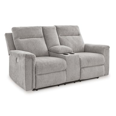 Barnsana Power Reclining Loveseat with Console