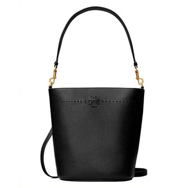 Tory Burch McGraw Bucket Bag (Black)