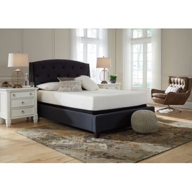 White 10 Inch Chime Memory Foam Queen Mattress/ Bed-in-a-Box