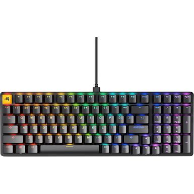 Glorious - GMMK 2 Prebuilt 96 Full Size Wired  Mechanical Linear Switch Gaming Keyboard with Hotswappable Switches - Black