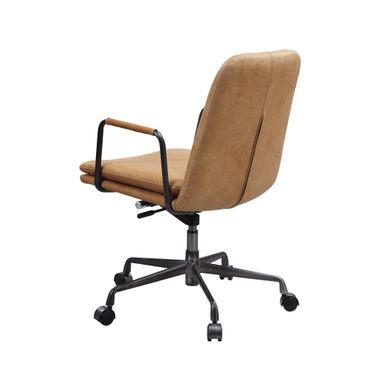 ACME Eclarn Office Chair, Rum Top Grain Leather