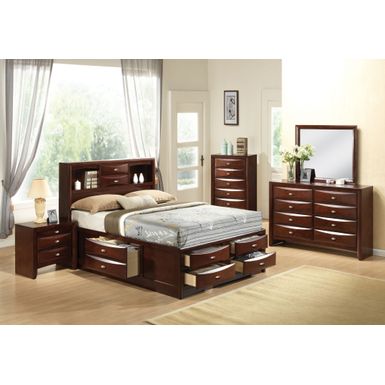 ACME Ireland Full Bed w/Storage, Espresso