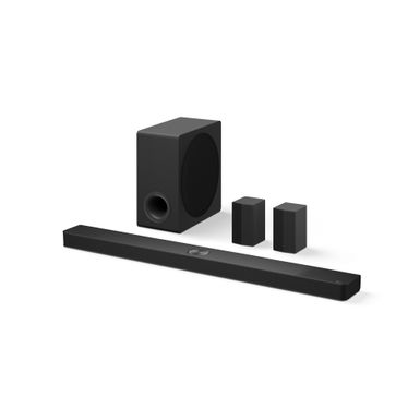 LG - 7.1.3 Channel S90TR Soundbar with Wireless Subwoofer and Rear Speakers, Dolby Atmos, DTS:X and WOW Orchestra - Black