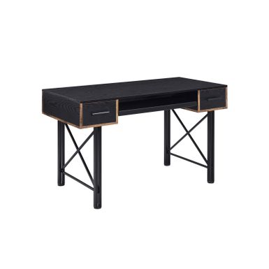 ACME Settea Computer Desk, Black Finish