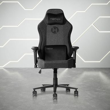 Fabric Gaming Chair, Black