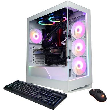 CyberPowerPC - Gamer Supreme Gaming Desktop - Intel Core i9-14900KF - 32GB Memory - NVIDIA GeForce RTX 4070 SUPER 12GB - 1TB SSD - White