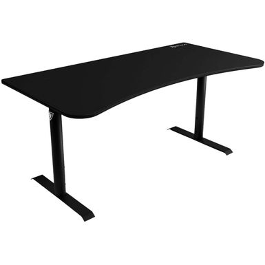 Arozzi - Arena Ultrawide Curved Gaming Desk - Pure Black