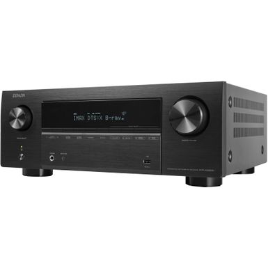 Denon - AVR-X3800H (105W X 9) 9.4-Ch. with HEOS and Dolby Atmos 8K Ultra HD  HDR Compatible AV Home Theater Receiver with Alexa - Black