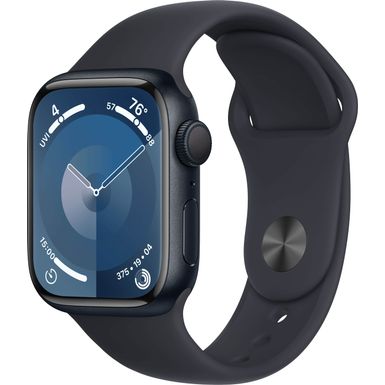 Apple Watch Series9 GPS 41mm Aluminum Case with Midnight Sport Band (Medium/Large) - Midnight